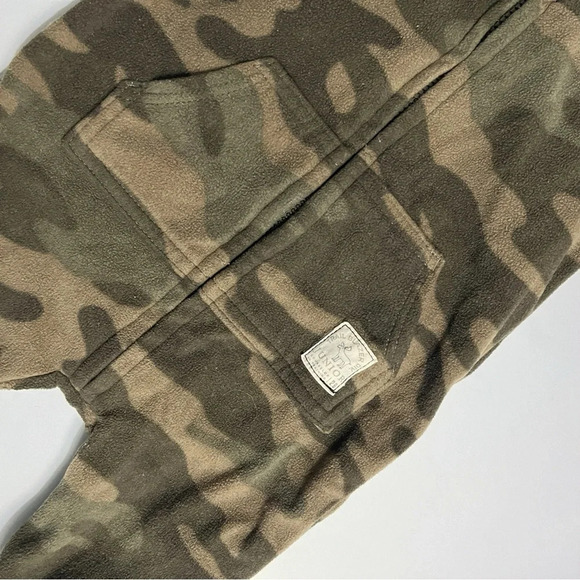 Carters • Green Camo Fleece Jumper Sleeper Overall - Picture 2 of 4